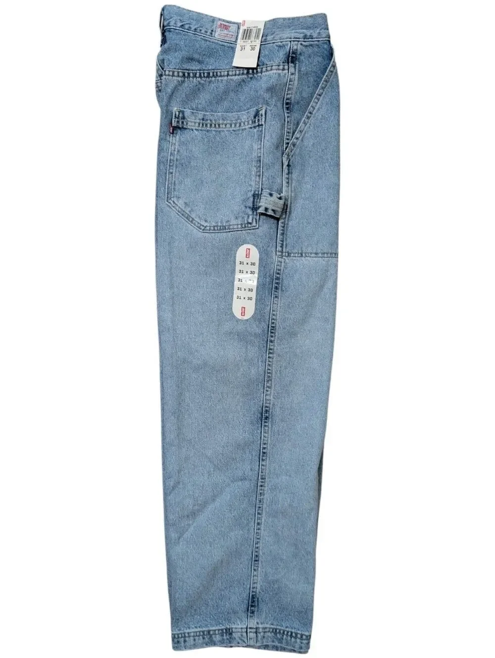 Vintage Levis Dry Goods Carpenter Jeans Men 31x30 Deadstock NWT 90s Baggy